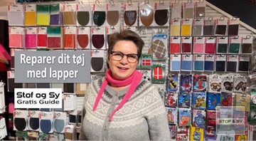 Reparer dit tøj med applikationer og lapper - Guide fra Stof og Sy